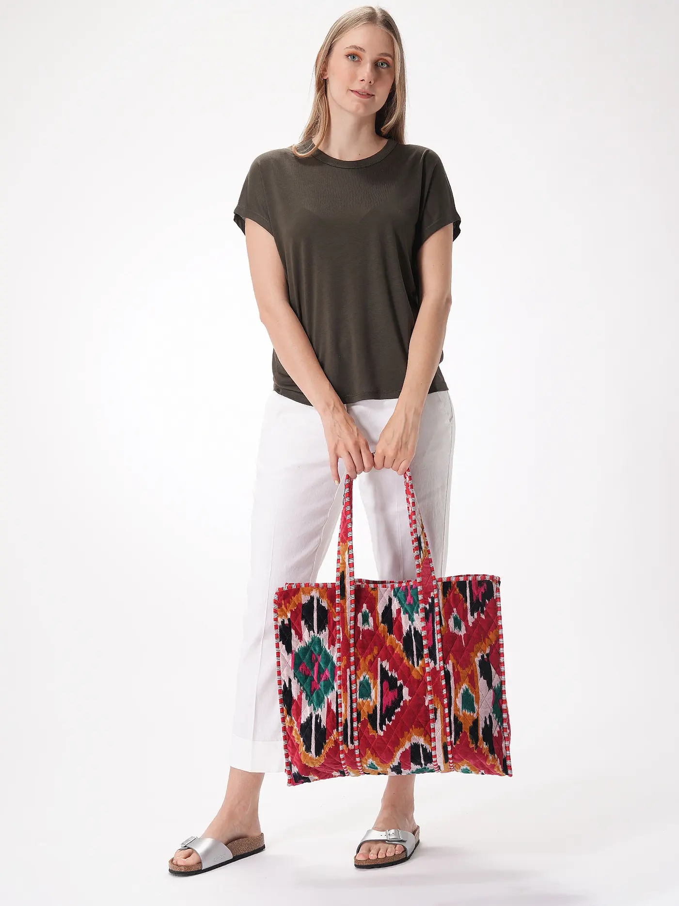 CONSCIOUS YOGA COLLECTIVE | Tasche - Shopper VELVET IKAT SHOPPER | 